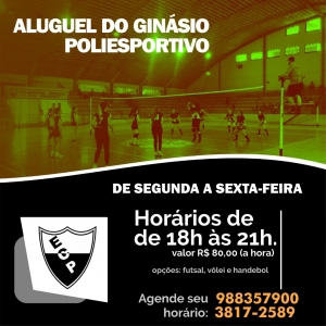ALUGUEL DO GINÁSIO POLIESPORTIVO